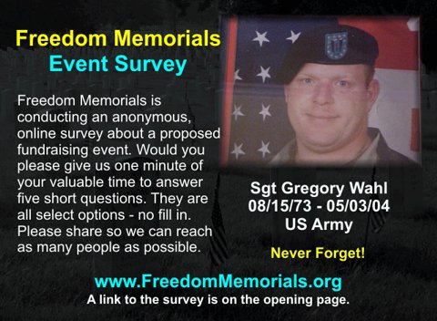 Freedom Memorials Online Survey